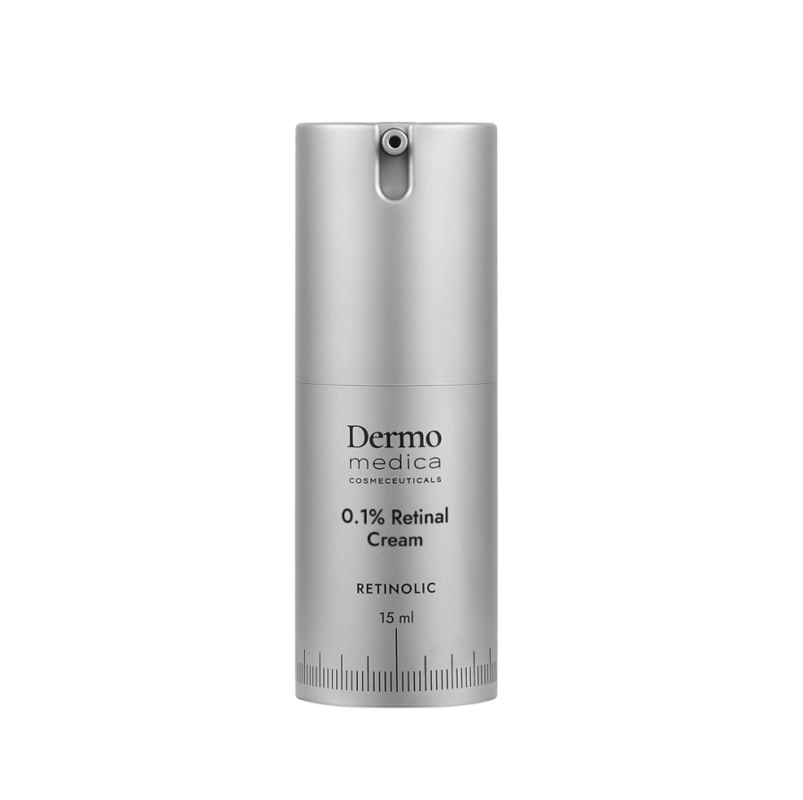 Dermomedica 0,1% Retinal Cream Krem z retinalem, bakuchiolem, niacynamidem i resweratrolem 15 ml