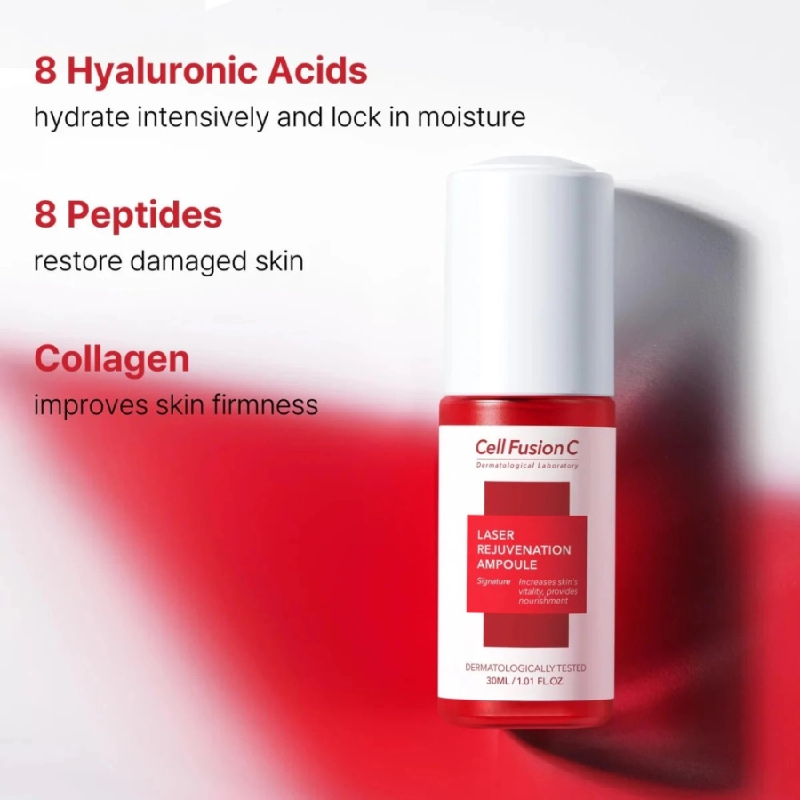 Cell Fusion C Laser Rejuvenation Ampoule Serum Serum regenerujące oraz po zabiegach estetycznych 30 ml