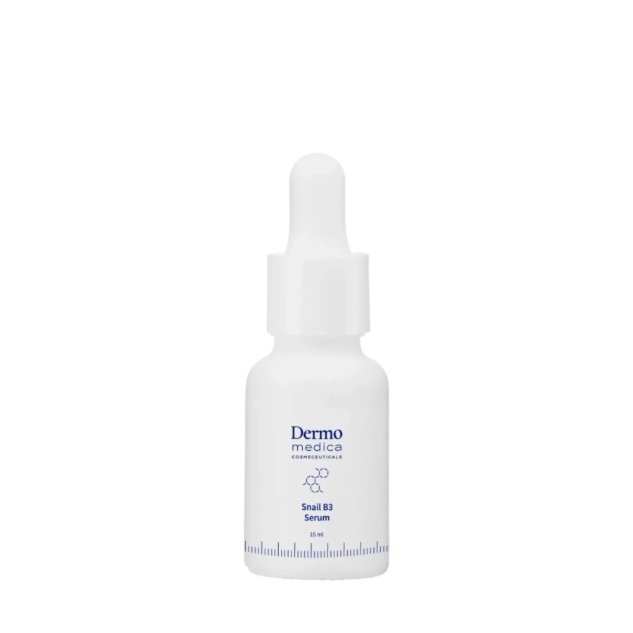Dermomedica Snail B3 Serum Serum z ekstraktem ze śluzu ślimaka, witaminą B3 (niacynamidem) i beta-glukanem 15 ml