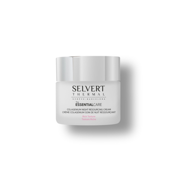 Selvert Thermal Colagenium Night Resourcing Cream Bogaty krem naprawczy na noc 50 ml