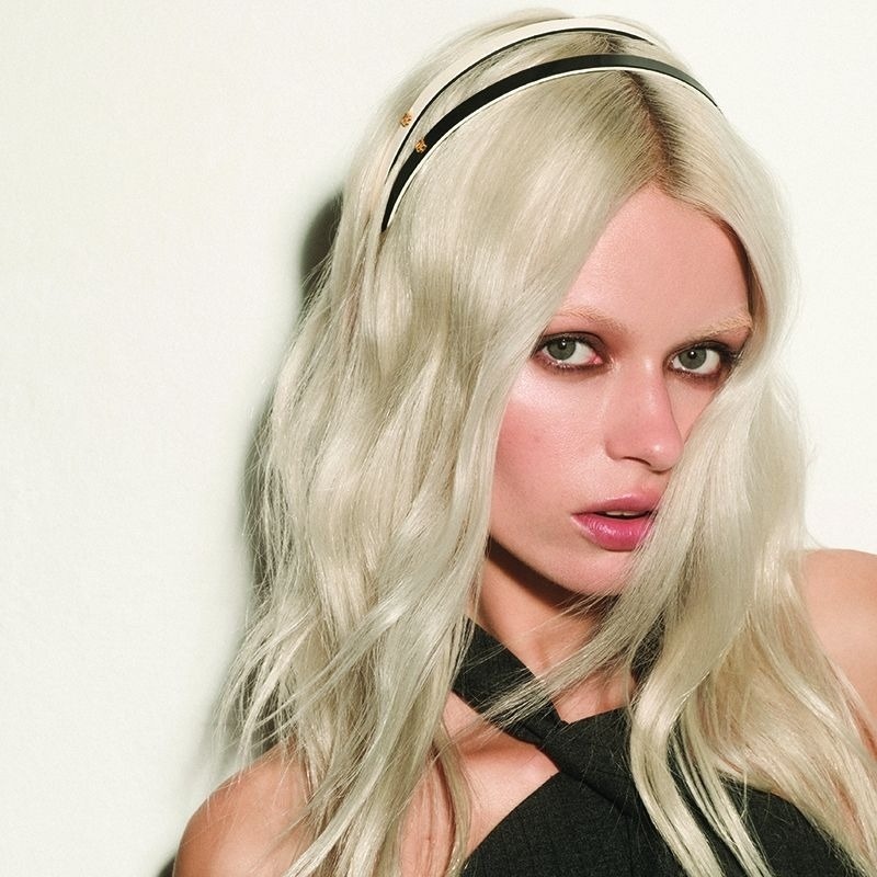 Balmain Acetate Headband Black/White Small Opaska do włosów czarno/biała mała