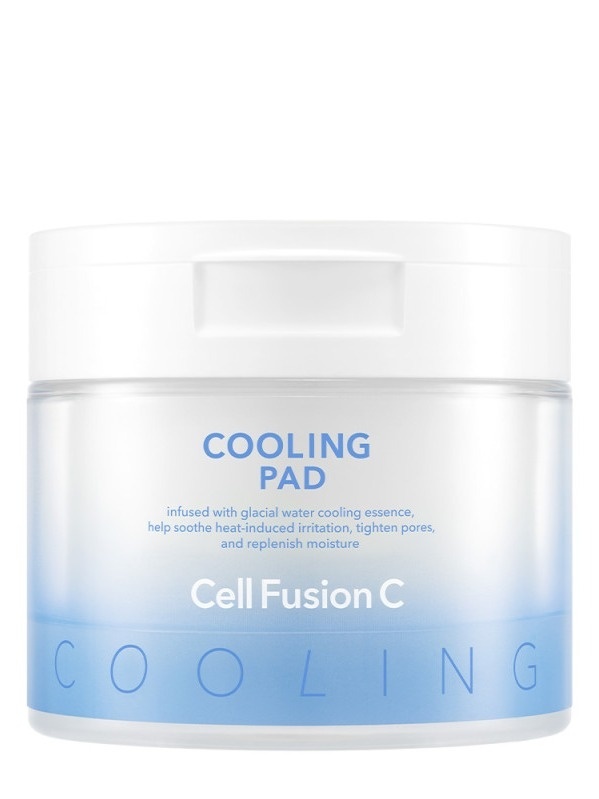 Cell Fusion C Cooling Pad Płatki chłodzące z wodą lodowcową 70 szt.