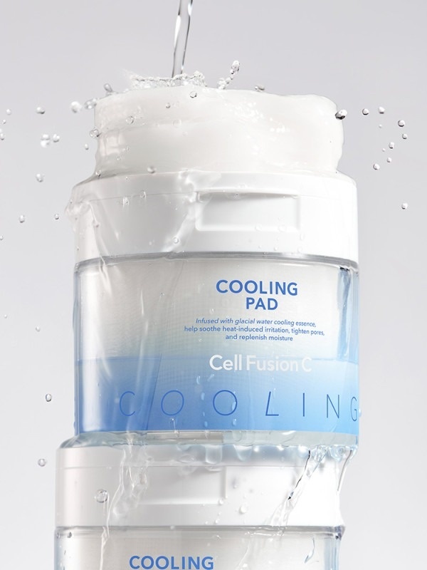 Cell Fusion C Cooling Pad Płatki chłodzące z wodą lodowcową 70 szt.