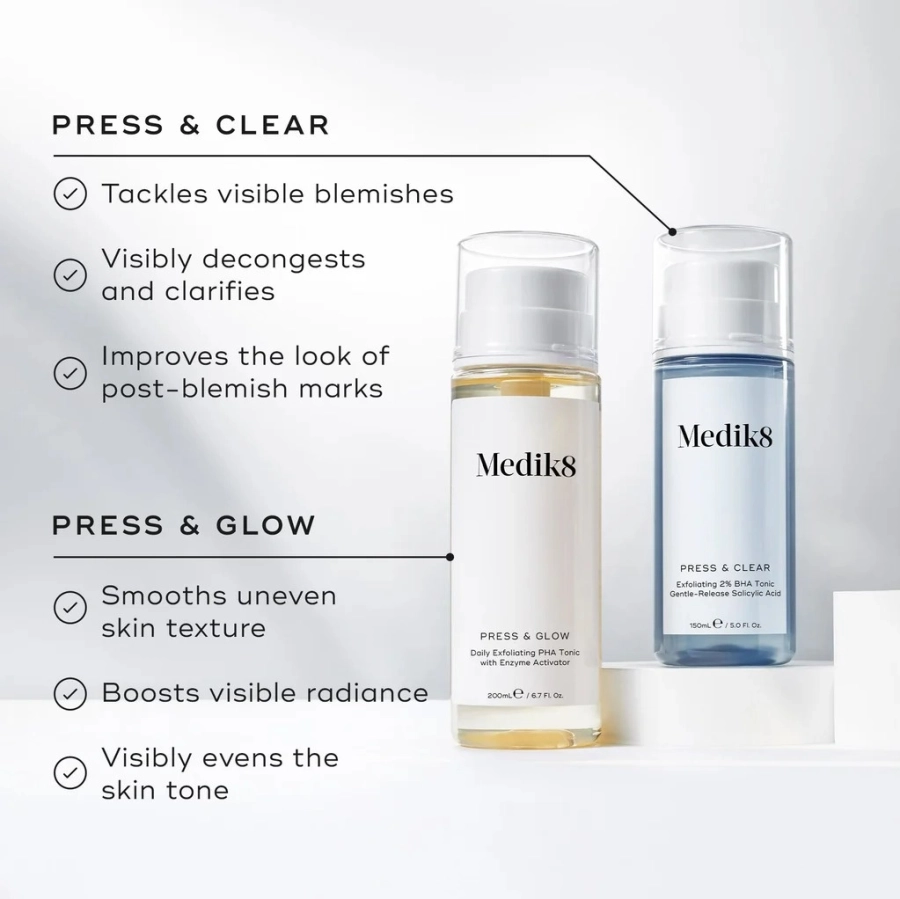 Medik8 Press & Glow Tonik z 5,5% glukonolaktonem 200 ml