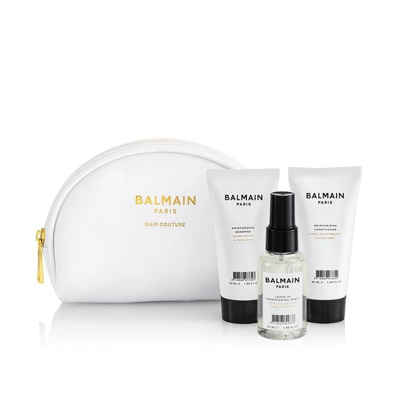 Balmain LUXURY CARE FOR HAIR COUTURE Kosmetyczka z produktami do pielęgnacji