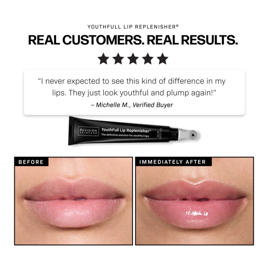 Revision YouthFull Lip Replenisher Odmładzające serum do ust 9.4 g