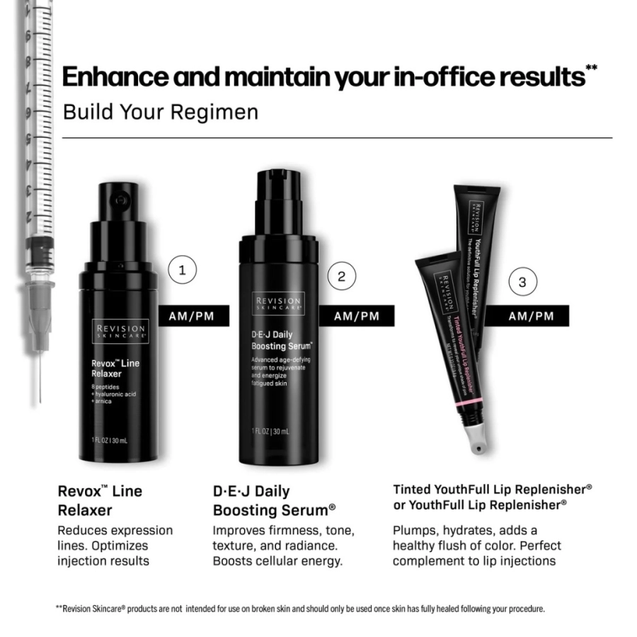 Revision YouthFull Lip Replenisher Odmładzające serum do ust 9.4 g