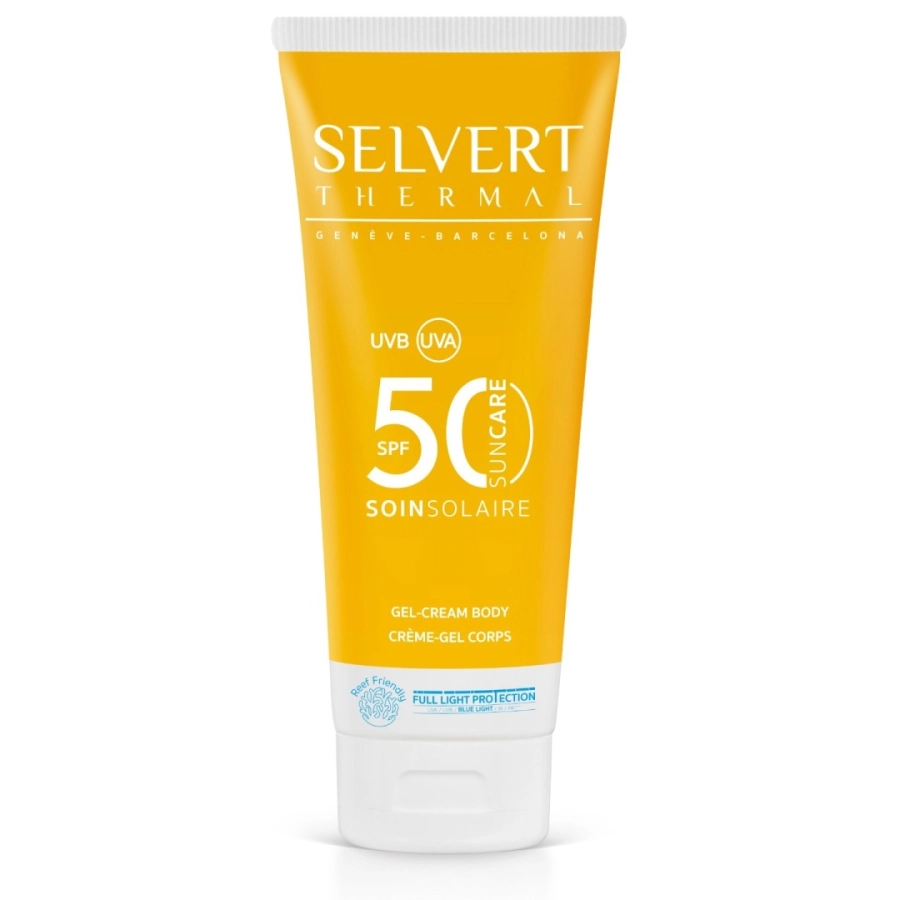 Selvert Thermal Gel-Cream Body SPF 50 Żel-krem do ciała z barierą ochronną 200 ml