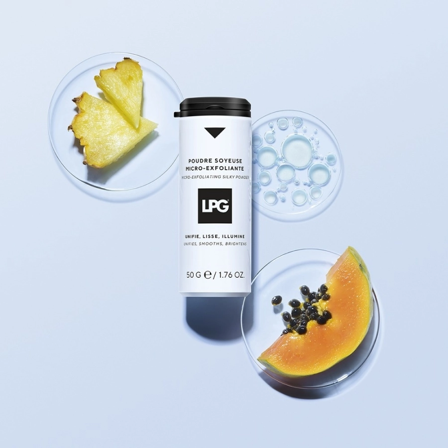 LPG Micro Exfoliating Silky Powder Puder złuszczający (mikro peeling): ujednolica, wygładza, rozświetla 50 g