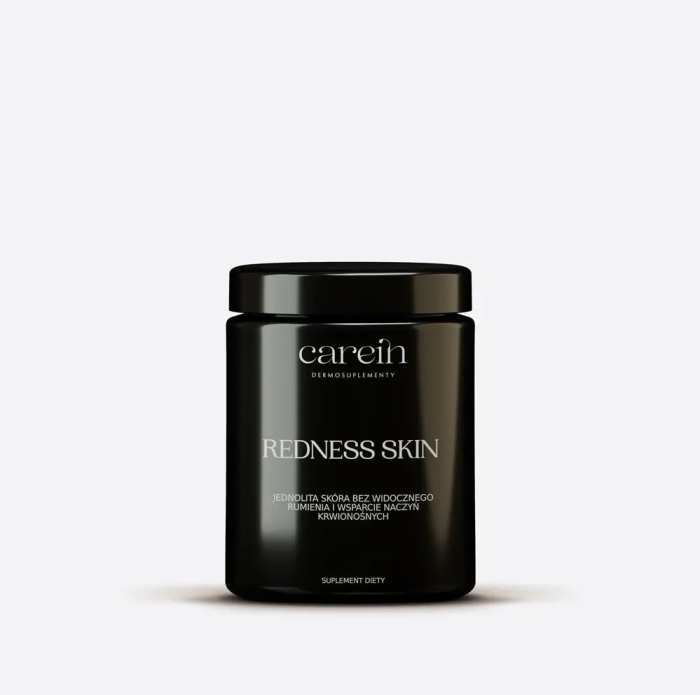 Carein Redness Skin Kuracja 30 dni Wzmocniona skóra bez pękających naczynek i rumienia 60 kaps.