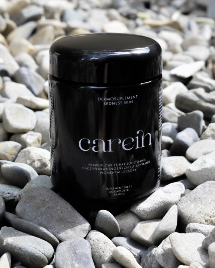 Carein Redness Skin Kuracja 30 dni Wzmocniona skóra bez pękających naczynek i rumienia 60 kaps.
