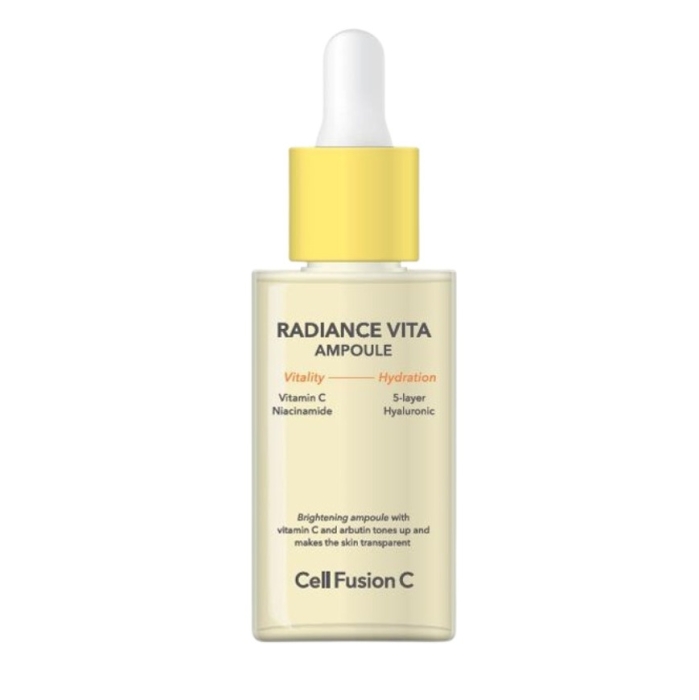 Cell Fusion C Radiance Vita Ampule Serum z witaminą C i arbutyną, wyrównujące i rozjaśniające koloryt skóry 30 ml