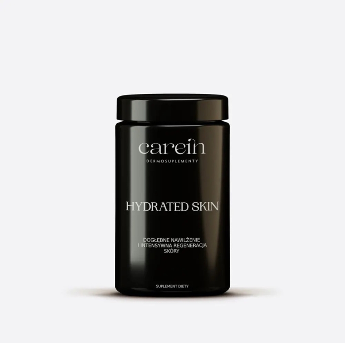 Carein Hydrated Skin Kuracja 30 dni Nawilżenie i odbudowa bariery skórnej 90 kaps.