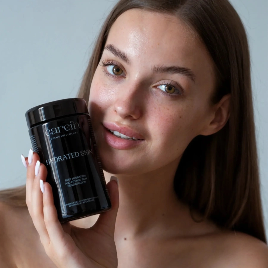 Carein Hydrated Skin Kuracja 30 dni Nawilżenie i odbudowa bariery skórnej 90 kaps.