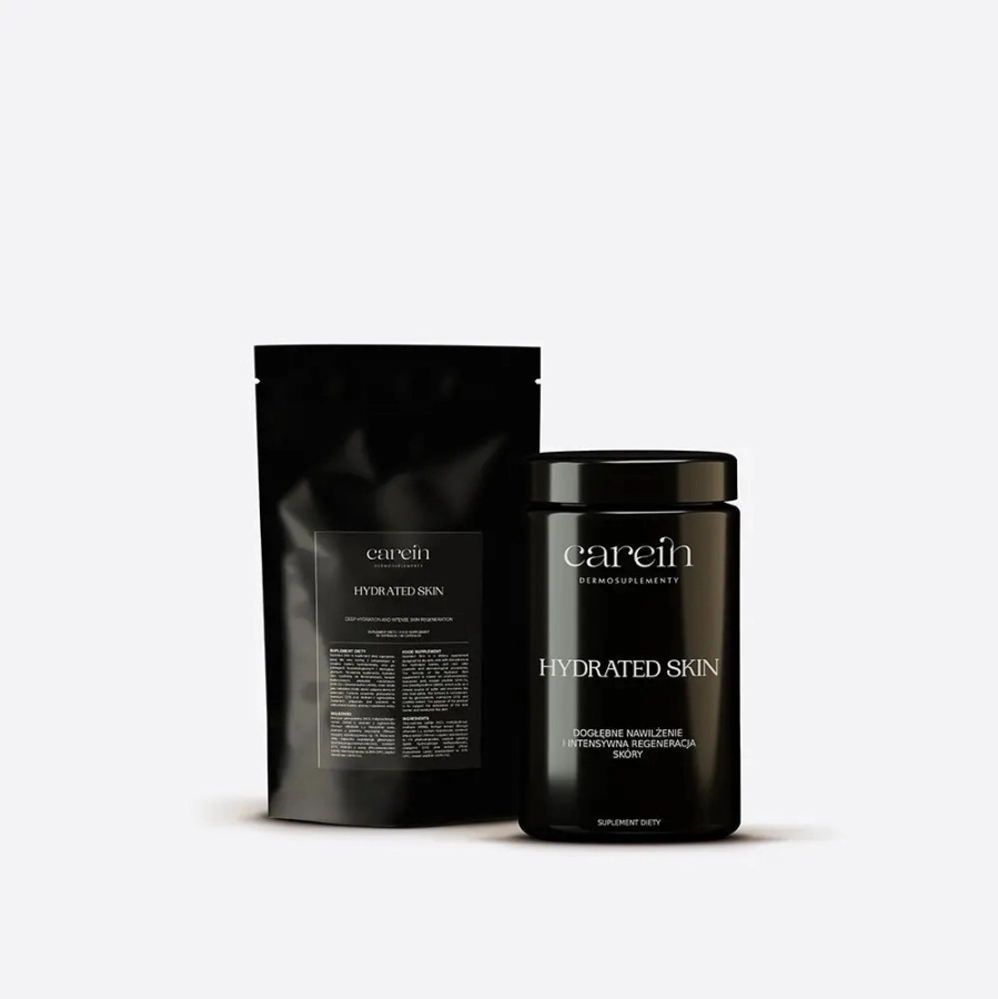 Carein Hydrated Skin Kuracja 30 dni Nawilżenie i odbudowa bariery skórnej 90 kaps.