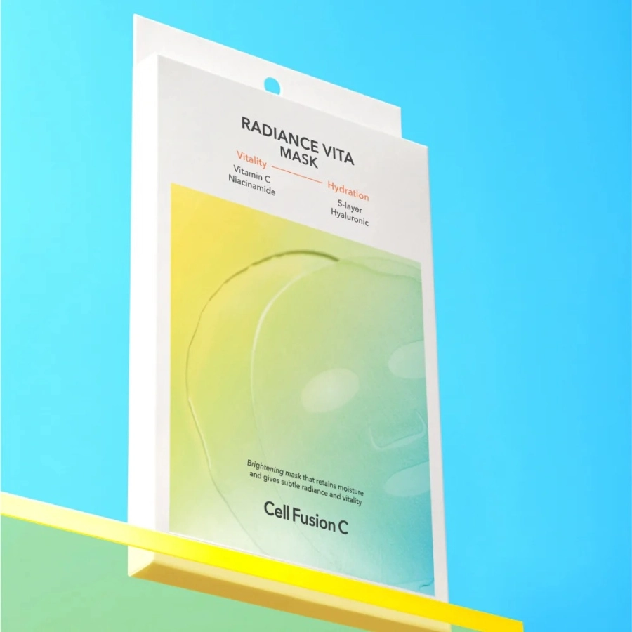 Cell Fusion C Radiance Vita Mask Rozświetlająco - nawilżająca maska w płacie 5 x 25 ml