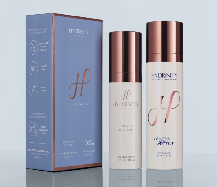 Hydrinity Age Renewal Kit Renewing HA Serum 30 ml + Hyacyn Active Purifying Mist 90 ml