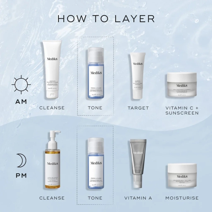 Medik8 Press & Clear Tonik dla skór z niedoskonałościami 30 ml