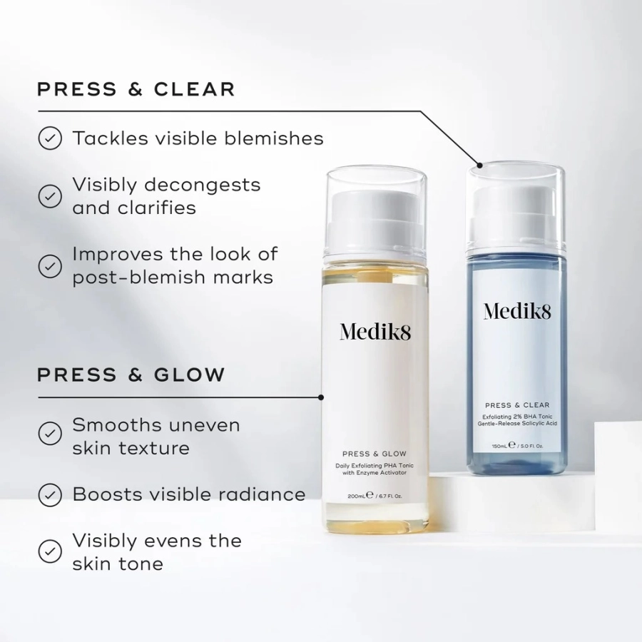 Medik8 Press & Clear Tonik dla skór z niedoskonałościami 30 ml
