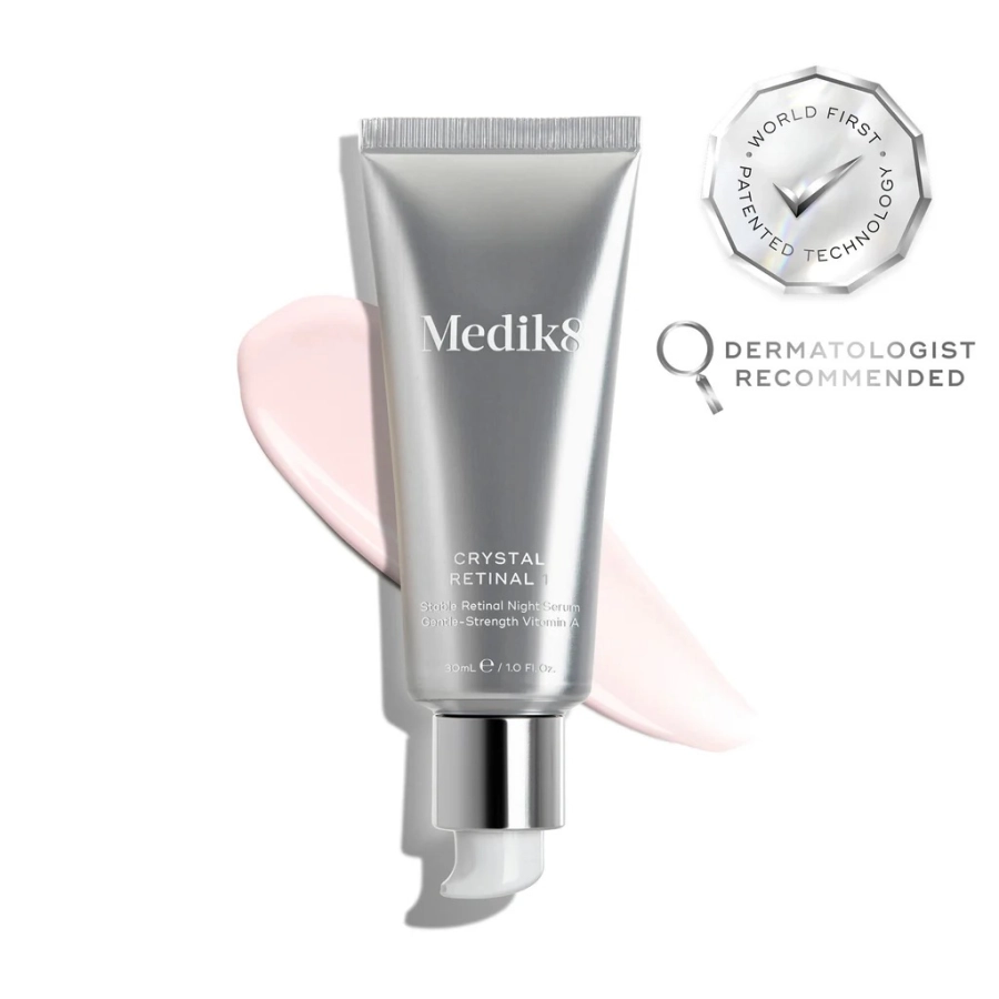 MEDIK8 Crystal Retinal 1 Stabilne i delikatne serum na noc z aldehydem retinowym 30 ml