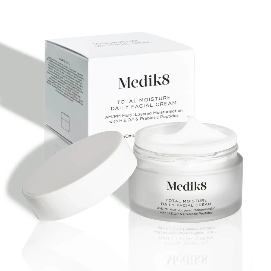 Medik8 Total Moisture Daily Facial Cream Lekki krem nawilżający, wspierający mikrobiom i barierę ochronną skóry 50 ml