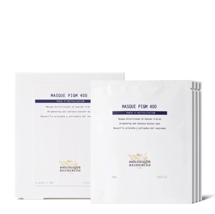 Biologique Recherche Masque PIGM 400 Maska rozjaśniająca 4 szt.