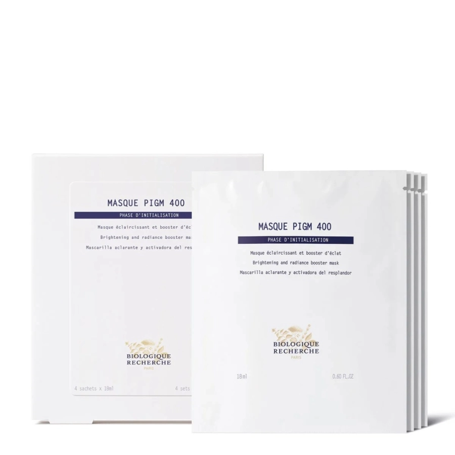 Biologique Recherche Masque PIGM 400 Maska rozjaśniająca 4 szt.