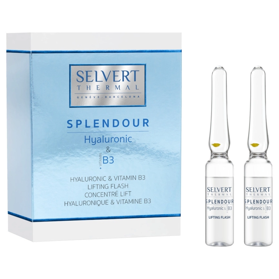 Selvert Thermal Hyaluronic And Vitamin B3 Lifting Flash Ampułki liftingujące 2 x 1,5 ml