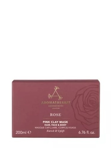 Aromatherapy Associates Rose Pink Clay Mask Maska z różowej glinki do twarzy, ciała i włosów 200 ml