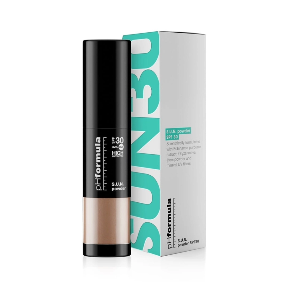 pHformula SUN POWDER SPF 30+ Mineralny filtr przeciwsłoneczny w postaci lekkiego pudru w pędzlu 4 g