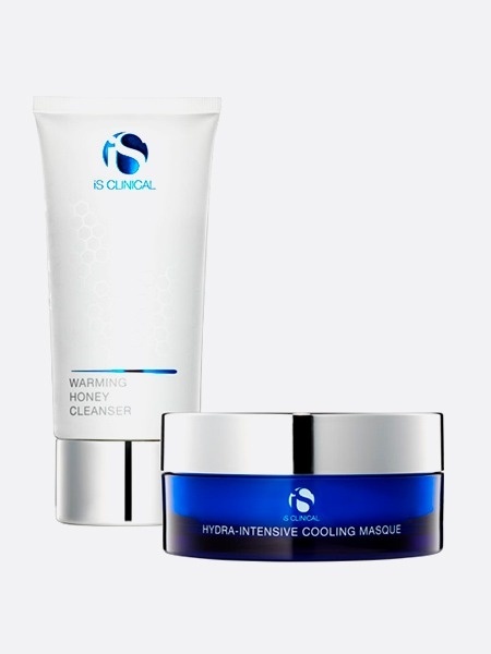 IS Clinical Warm Up, Cool Down Zestaw Preparat głęboko oczyszczający 120ml + Profesjonalna maska żelowa do użytku domowego 120g