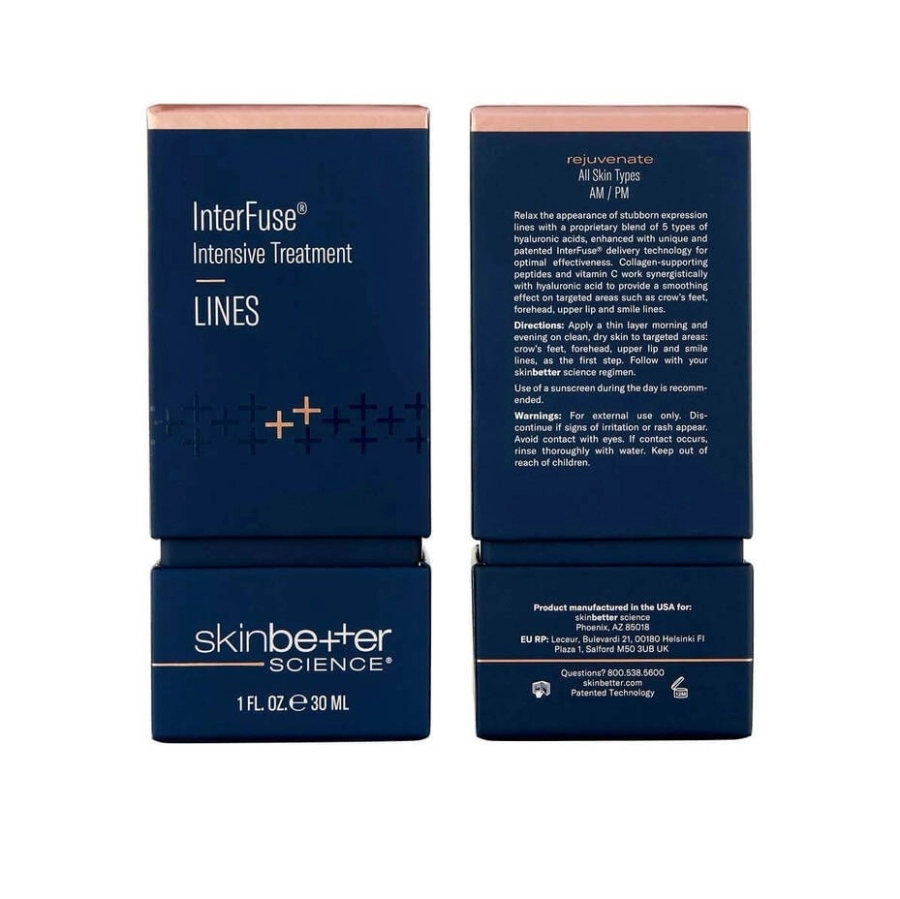 Skinbetter Science InterFuse Intensive Treatment Lines Krem na bruzdy i zmarszczki 30 ml