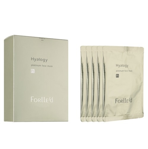 Forlled Hyalogy Platinum Face Mask Maska antyoksydacyjna na bazie platyny, modelująca kontur twarzy 5 szt.