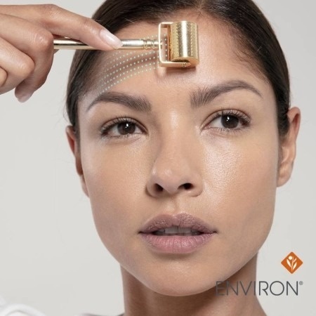 Environ Cosmetic Gold Roll-CIT Pozłacany dermaroller do mezoterapii domowej 0,2 mm