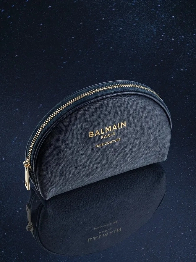 Balmain Granatowa Kosmetyczka Edycja Limitowana "Cosmic Sapphire"