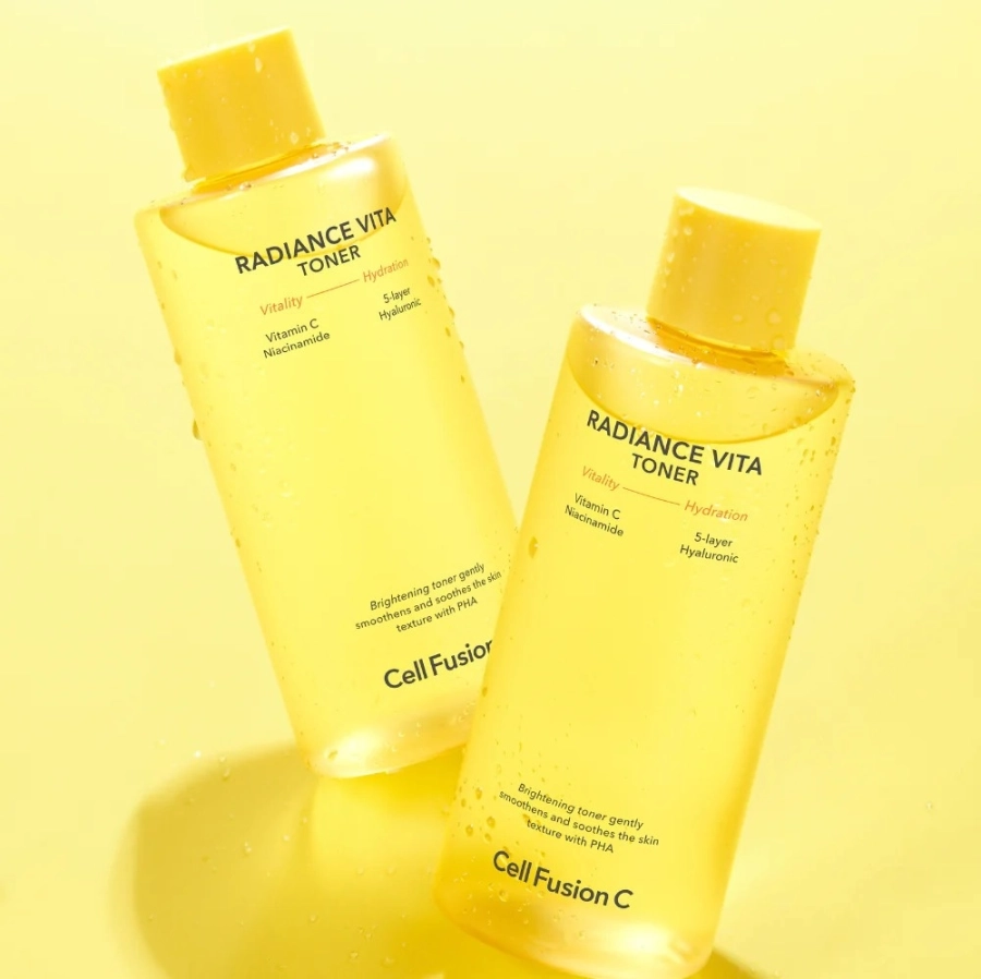 Cell Fusion C Radiance Vita Toner Rozświetlający tonik z glukonolaktonem 300 ml