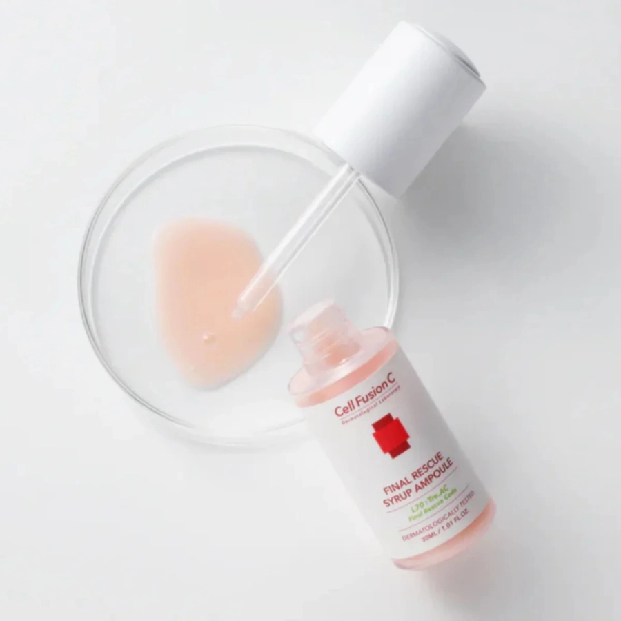 Cell Fusion C Final Rescue Syrup Ampule Różowy syrop łagodzący podrażnienia 30 ml