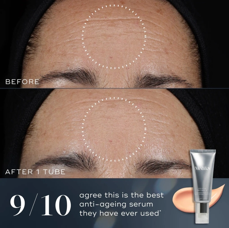 Medik8 Crystal Retinal 6 Stabilne serum na noc o wysokiej mocy z aldehydem retinowym 30 ml