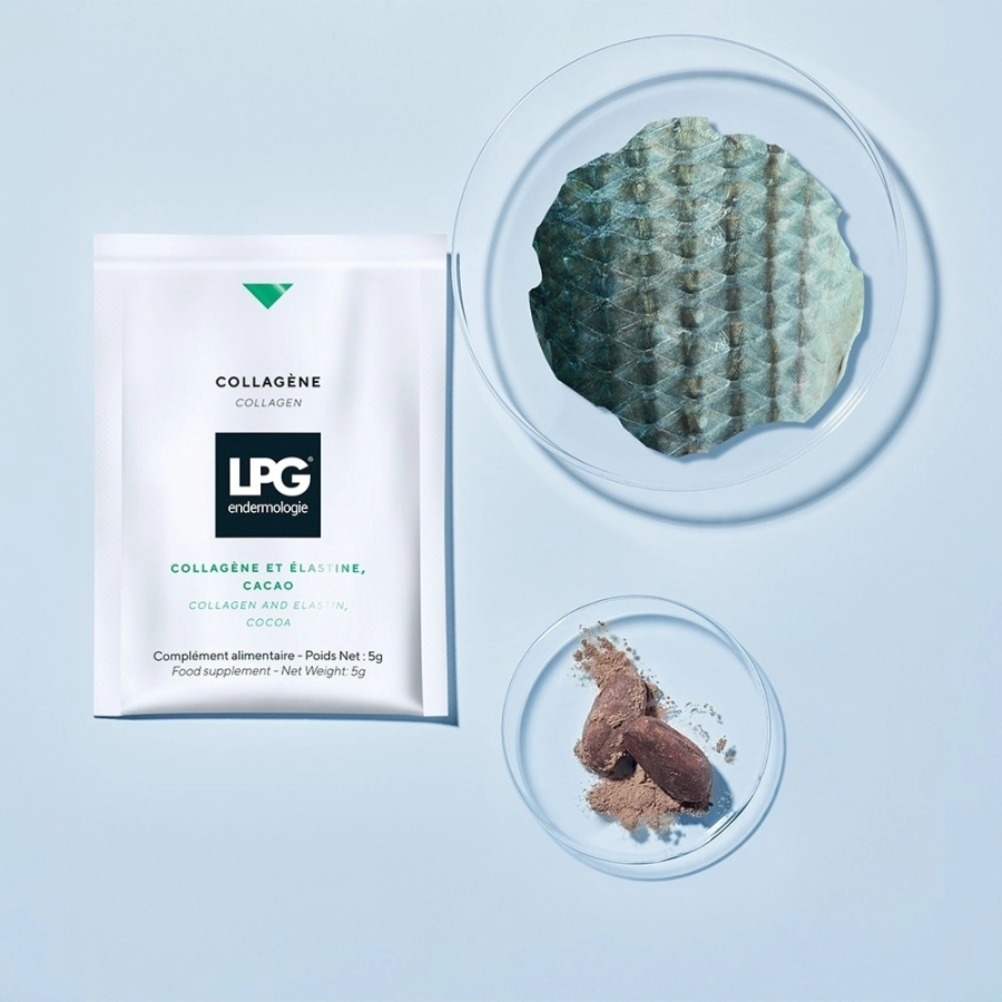 LPG NEW Collagen Suplement diety na bazie kolagenu i elastyny z naturalnym aromatem 28 kaps.