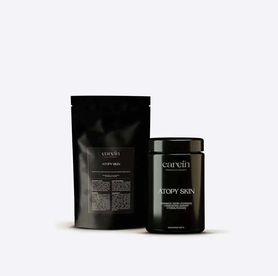Carein Atopy Skin Kuracja 30 dni Zmniejszenie dolegliwości skóry atopowej 120 kaps.