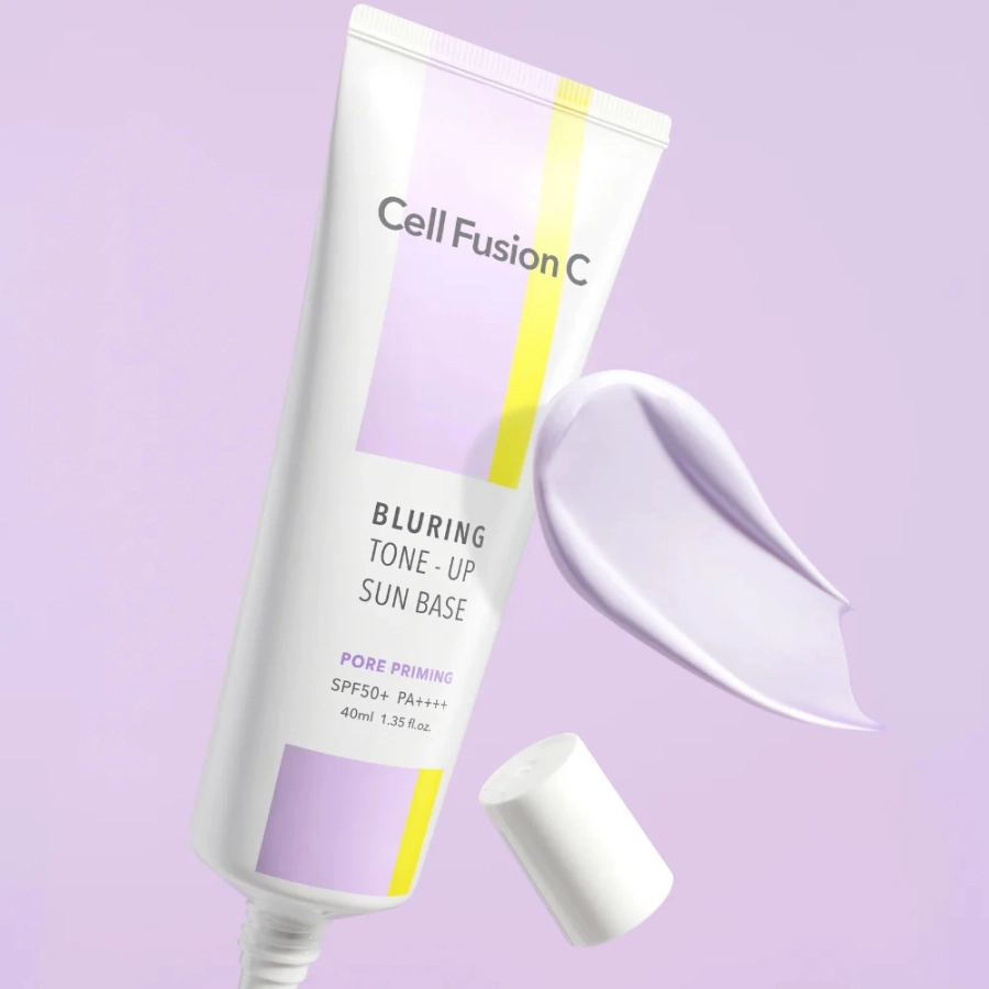 Cell Fusion C Bluring Sun Base SPF 50+/PA++++ Baza wygładzająca dla cer problematycznych z wysoką ochroną przeciwsłoneczną 40 ml