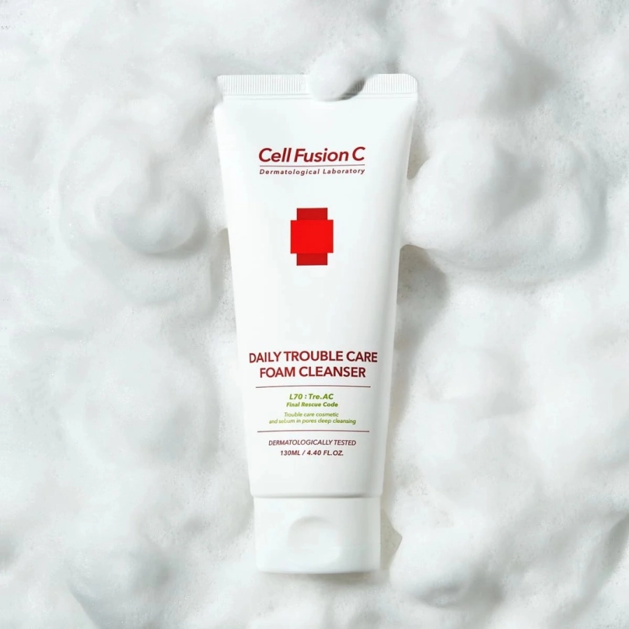 Cell Fusion C DAILY TROUBLE CARE FOAM CLEANSER Pianka oczyszczająca do skóry tłustej, problematycznej 130 ml