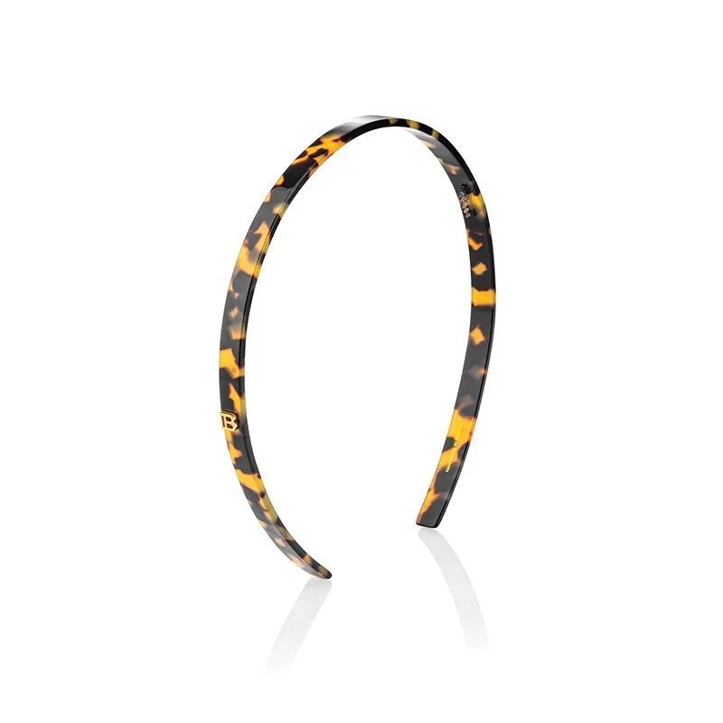 Balmain Acetate Headband Tortoise Shell Small Opaska do włosów skorupa żółwia mała