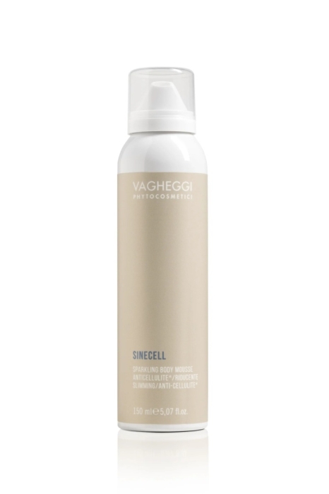 Vagheggi New Sinecell Sparkling Body Mousse Błyszcząca pianka wyszczuplająca do ciała Sinecell 150 ml
