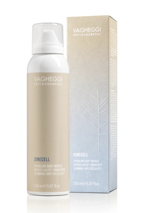 Vagheggi New Sinecell Sparkling Body Mousse Błyszcząca pianka wyszczuplająca do ciała Sinecell 150 ml