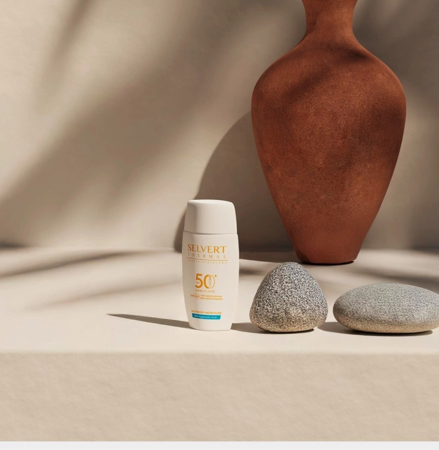 Selvert Thermal Age-Prevent Water Fluid With Hyaluronic Acid Przeciwstarzeniowy fluid z kwasem hialuronowym SPF 50+ 50 ml