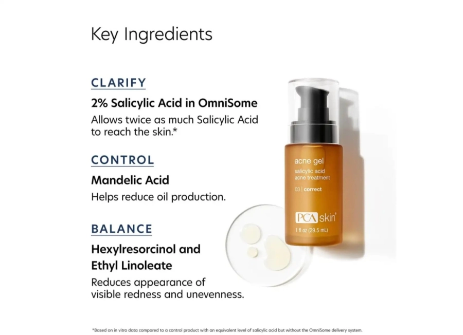 PCA Skin Acne Gel Żel przeciwtrądzikowy 29,5 ml