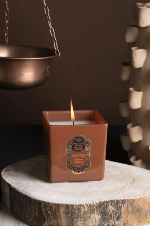 La Sultane de Saba Ayurvedique Świeca ajurwedyjsko-bursztynowa paczula waniliowa 200 g