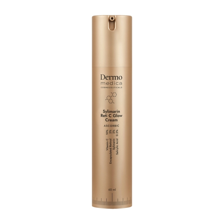 Dermomedica Sylimarin Reti C Glow Cream Luksusowy krem z witaminą C, sylimaryną, retinolem i kompleksem antyoksydacyjnym 60 ml