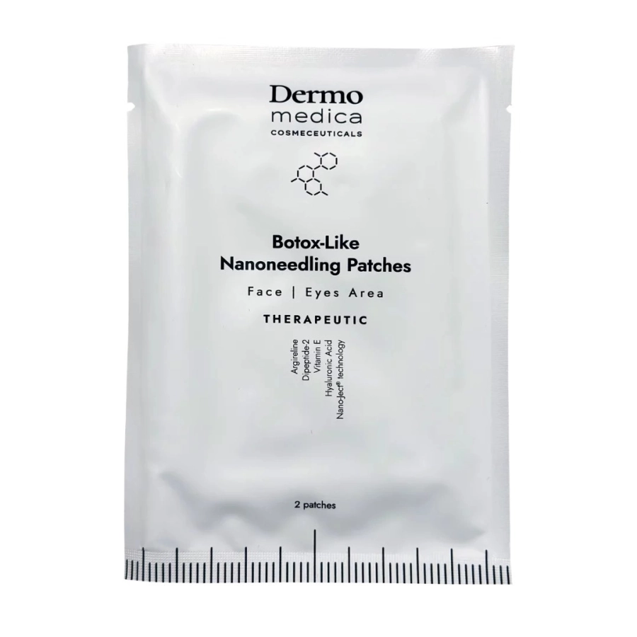Dermomedica Botox - Like Nanoneedling Patches Innowacyjne płatki z nanoigłami dla wyraźnego odmłodzenia skóry 1szt.